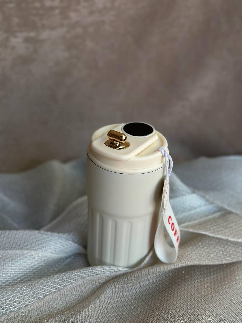 Термочашка Panalisa Perfect Cup із датчиком температури 450 мл Білий (20127542)