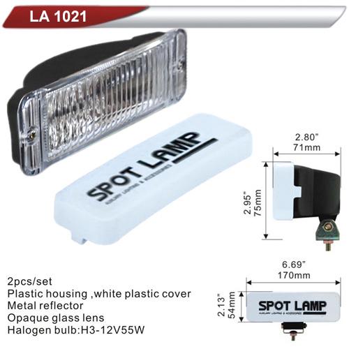 Фара дополнительная DLAA 1021-W H3-12V-55W 170х54 мм (63421)