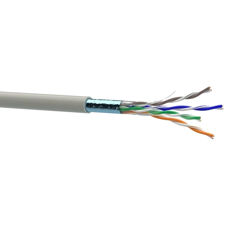 Кабель FTP безгалогенний LSOH бухта 305 м OK-NET КПВонг-HFЕ-ВП 200 4x2x0,51 F/UTP-Cat 5E LSOH (2932004719)