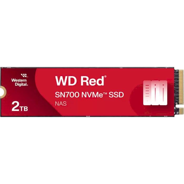 Накопичувач SSD Western Digital Red SN700 M.2 2280 2 Тб Red (WDS200T1R0C)