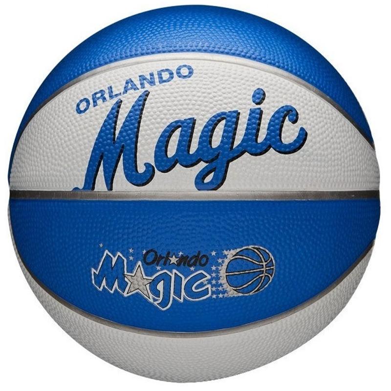 Баскетбольний м'яч Wilson NBA TEAM RETRO BSKT MINI ORL MAGIC 3 (WTB3200XBORL 3)