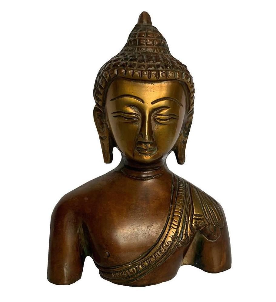 Статуэтка Silk Route Будда латунь 12х9х4 см