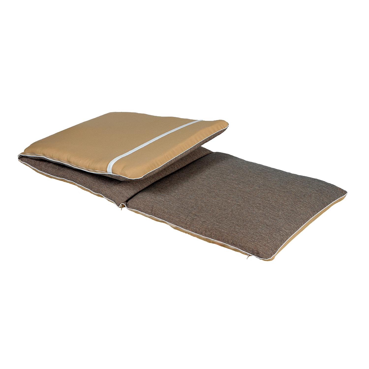 Матрац для шезлонга Ost-Fran TRIO тексілк 189x58x5 см Кавово-бежевий меланж 4240 (3911) - фото 2 Матрац для шезлонга Ost-Fran TRIO тексілк 189x58x5 см Кавово-бежевий меланж 4240 (3911) - фото 2