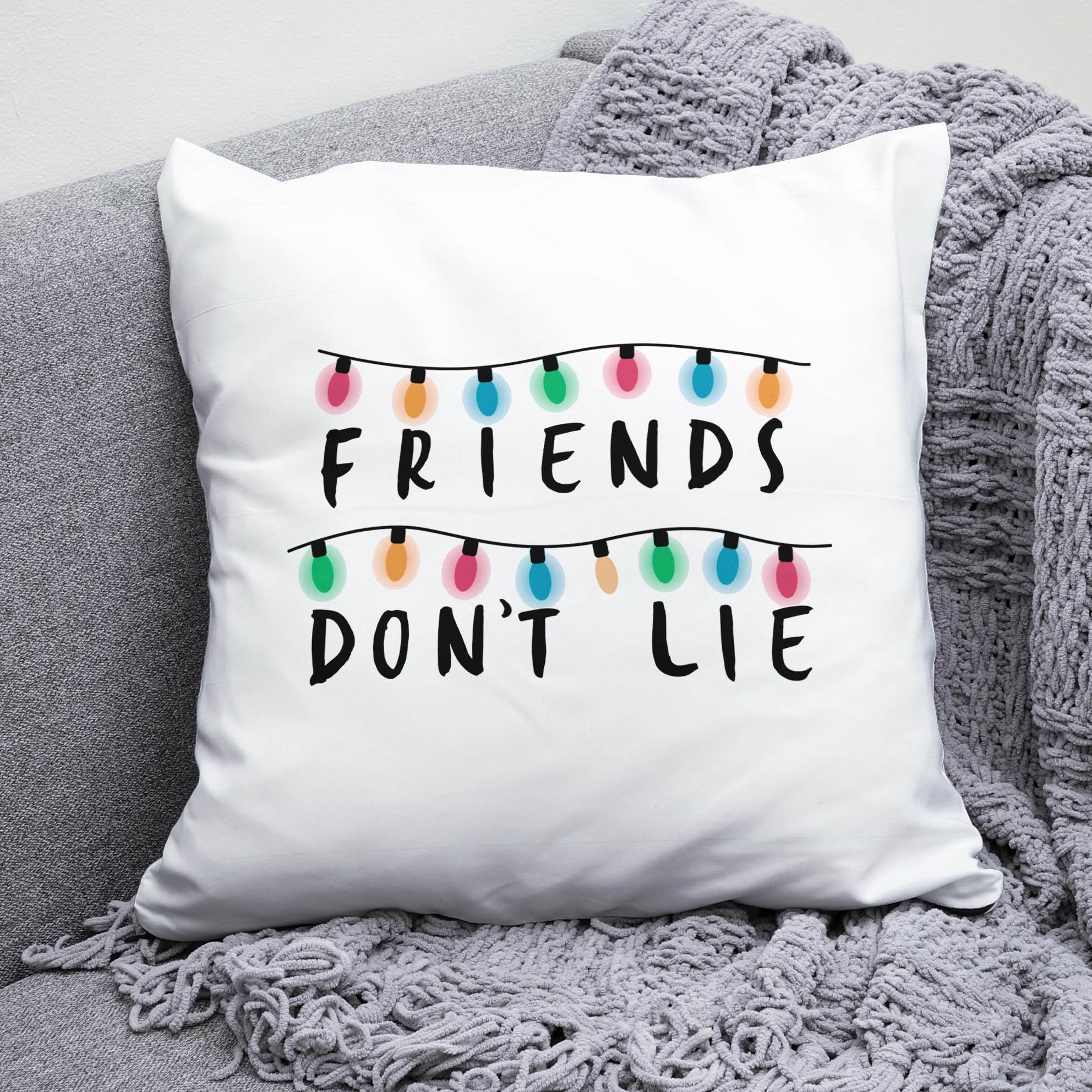 Плюшевая подушка квадрат с принтом Stranger things "2