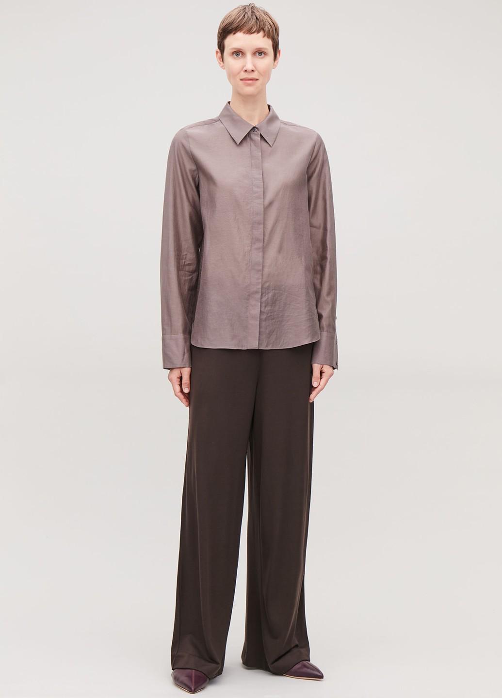 Брюки COS L Коричневый (72557901b52)