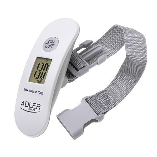 Весы дорожные для багажа Adler AD 8189 White (611701)