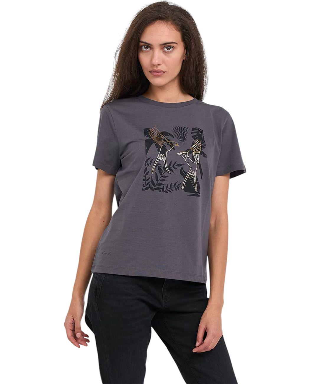 Футболка женская Kenvelo 20109915.J95 M Серый (5942723127891)