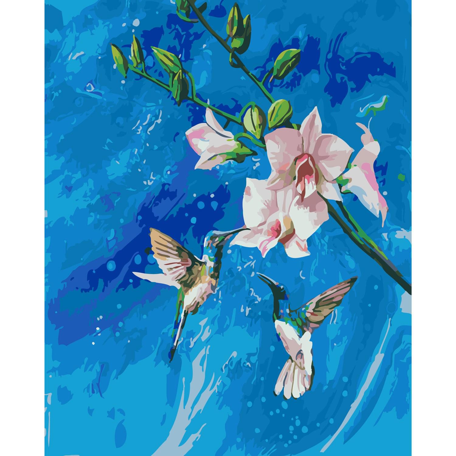 Картина по номерам Strateg Колибри в небесах 40x50 см (SY6372)
