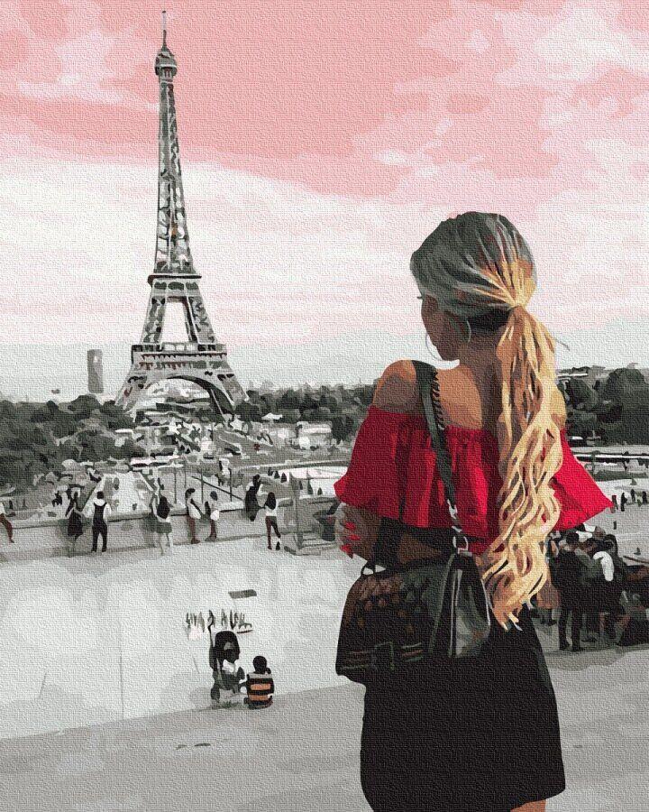 Картина по номерам Brushme "Встреча с Парижем" 40х50 см (BK-GX36129)