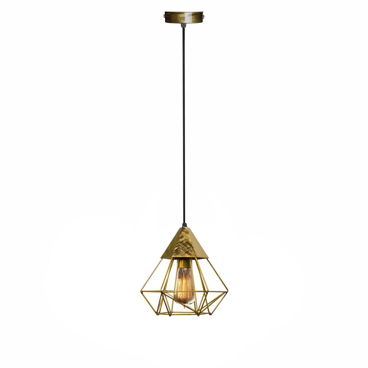 Подвесной светильник лофт MSK ELECTRIC Crystal NL 0535 BN Бронзовый (615232)