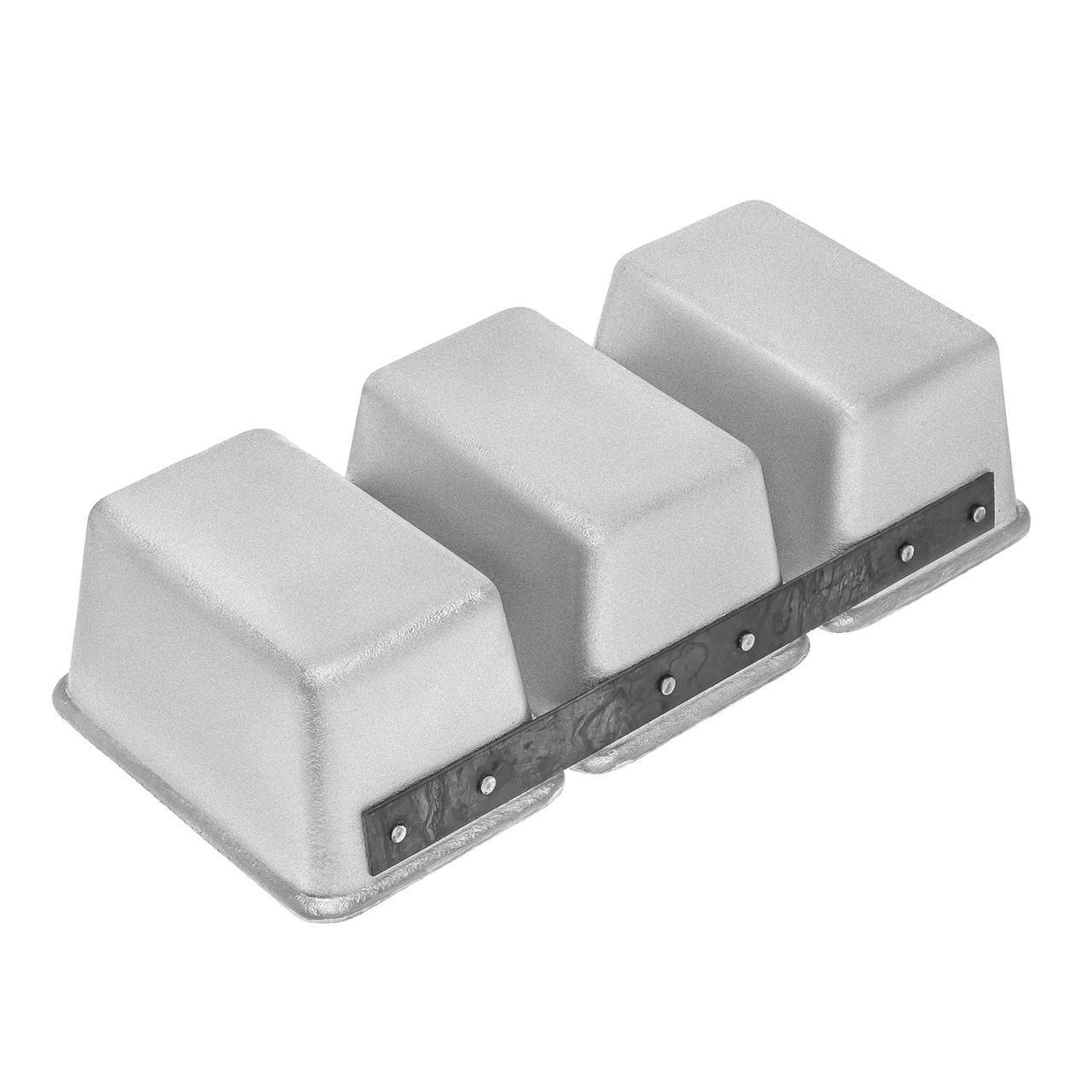 Форма тройная для выпечки 11Д 17,5x12x9 см (1787112193) - фото 6 Форма тройная для выпечки 11Д 17,5x12x9 см (1787112193) - фото 6