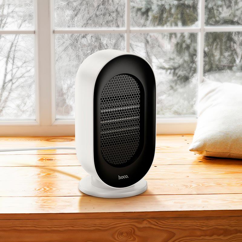 Обігрівач Hoco Compact Desktop Heater HX25 600 Вт 3 режими роботи White/Black (7789-11122) - фото 5
