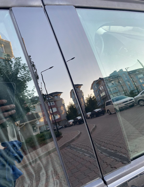 Накладки на стійки дверей Volkswagen Passat B7 NMS 6 шт. Чорний глянець (27986110) - фото 11 Накладки на стійки дверей Volkswagen Passat B7 NMS 6 шт. Чорний глянець (27986110) - фото 11