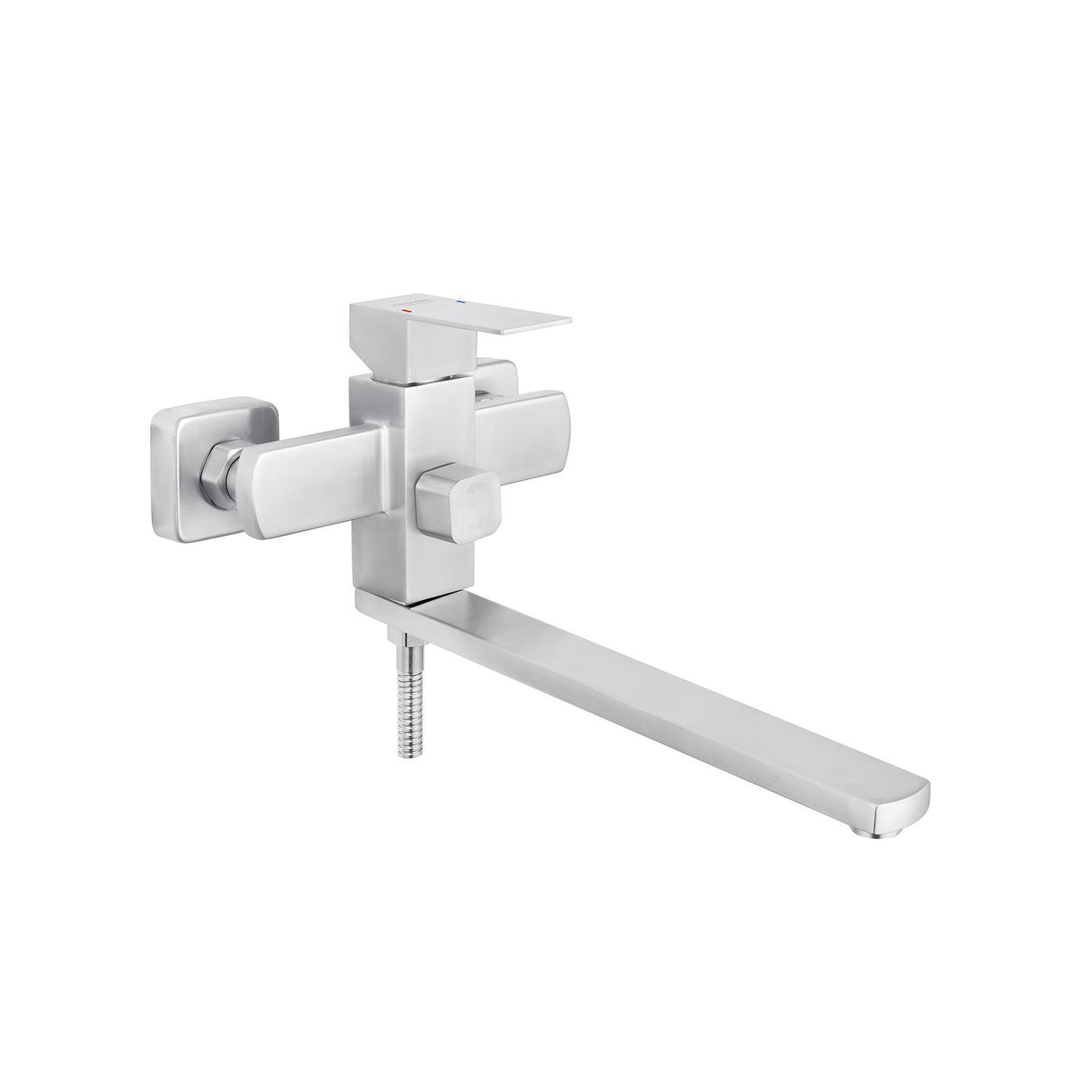 Смеситель для ванны Kroner KRM Edelstahl Kubus ESG070 CV023011 (37941)