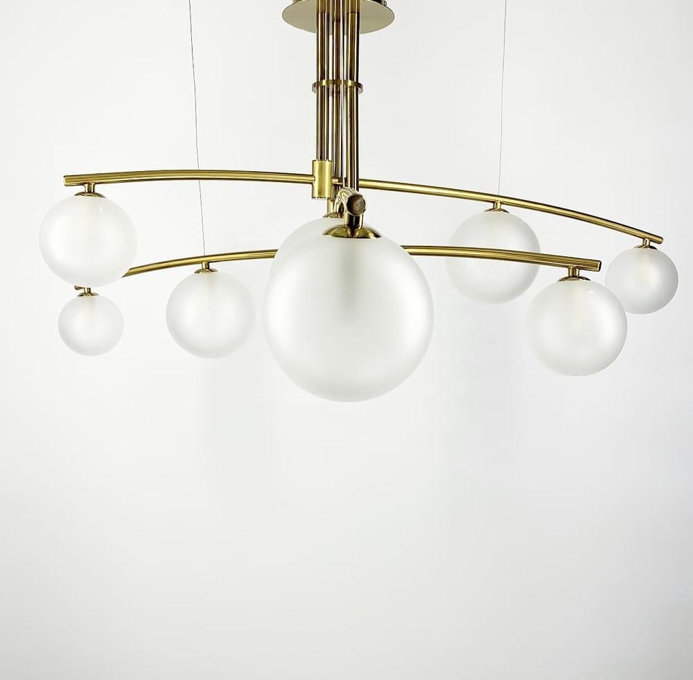 Люстра сучасна підвісна Aure Латунь (SGJ 8/9 AB) - фото 3 Люстра сучасна підвісна Aure Латунь (SGJ 8/9 AB) - фото 3