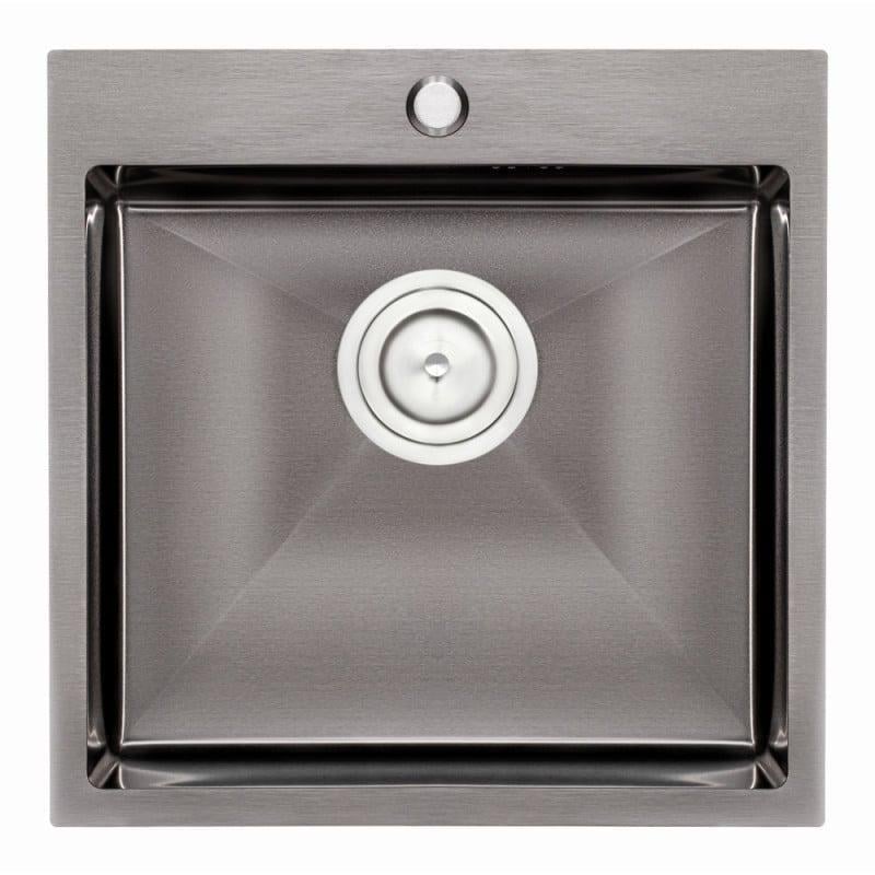 Мойка кухонная Q-tap D5050BL Black 2,7/1,0 мм (QTD5050BLPVD10) Мойка кухонная Q-tap D5050BL Black 2,7/1,0 мм (QTD5050BLPVD10)