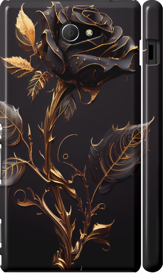 Чехол на Sony Xperia M2 D2305 Роза 3 (5552m-60-42517)