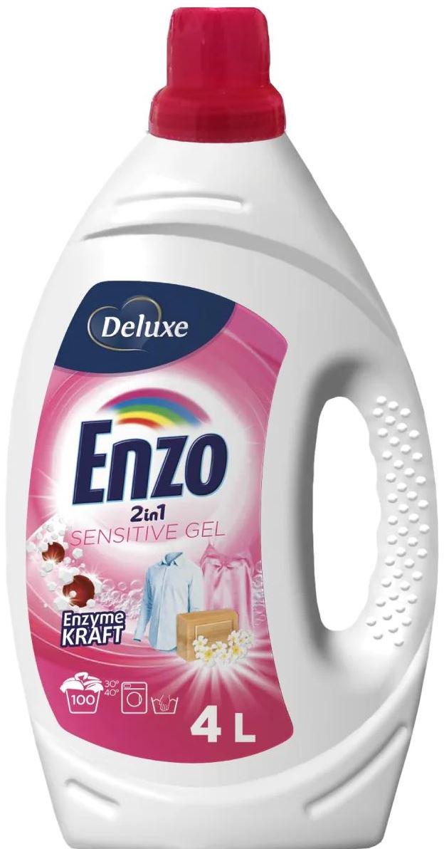 Гель для стирки Deluxe Enzo 2в1 Sensitive 4 л 100 циклов стирки (17102) Гель для стирки Deluxe Enzo 2в1 Sensitive 4 л 100 циклов стирки (17102)