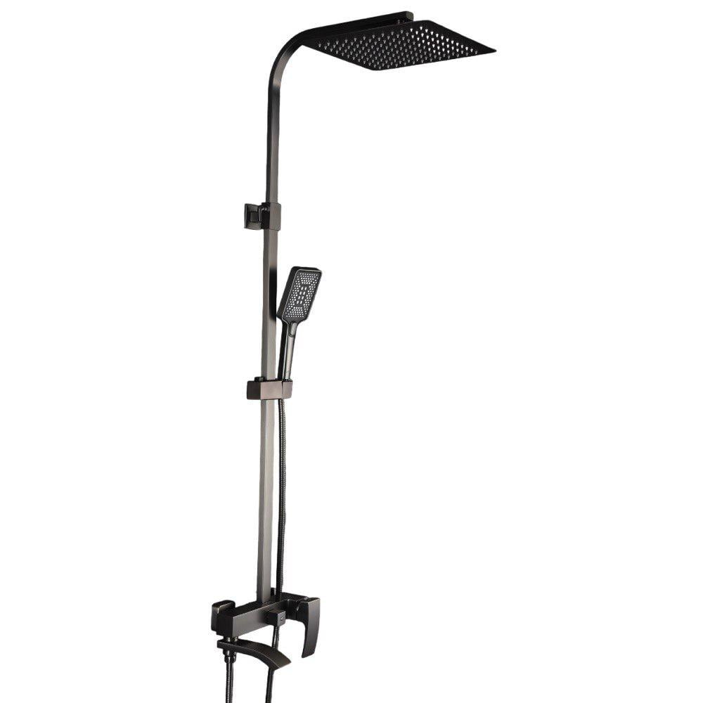 Душевая система со смесителем Gappo G2407-9 Графитовый (174255)