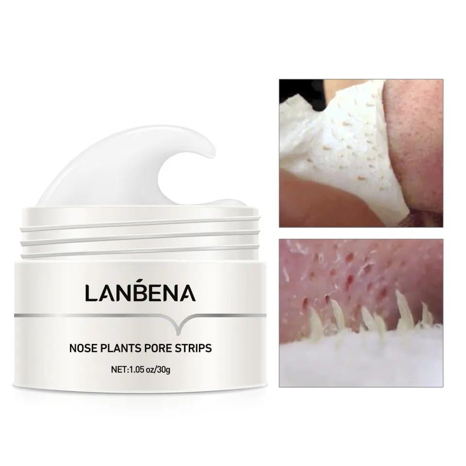 Маска для лица от черных точек LANBENA Nose Plants Pore Strips 30 г + 60 шт. бумажных полосок (12275093) - фото 2