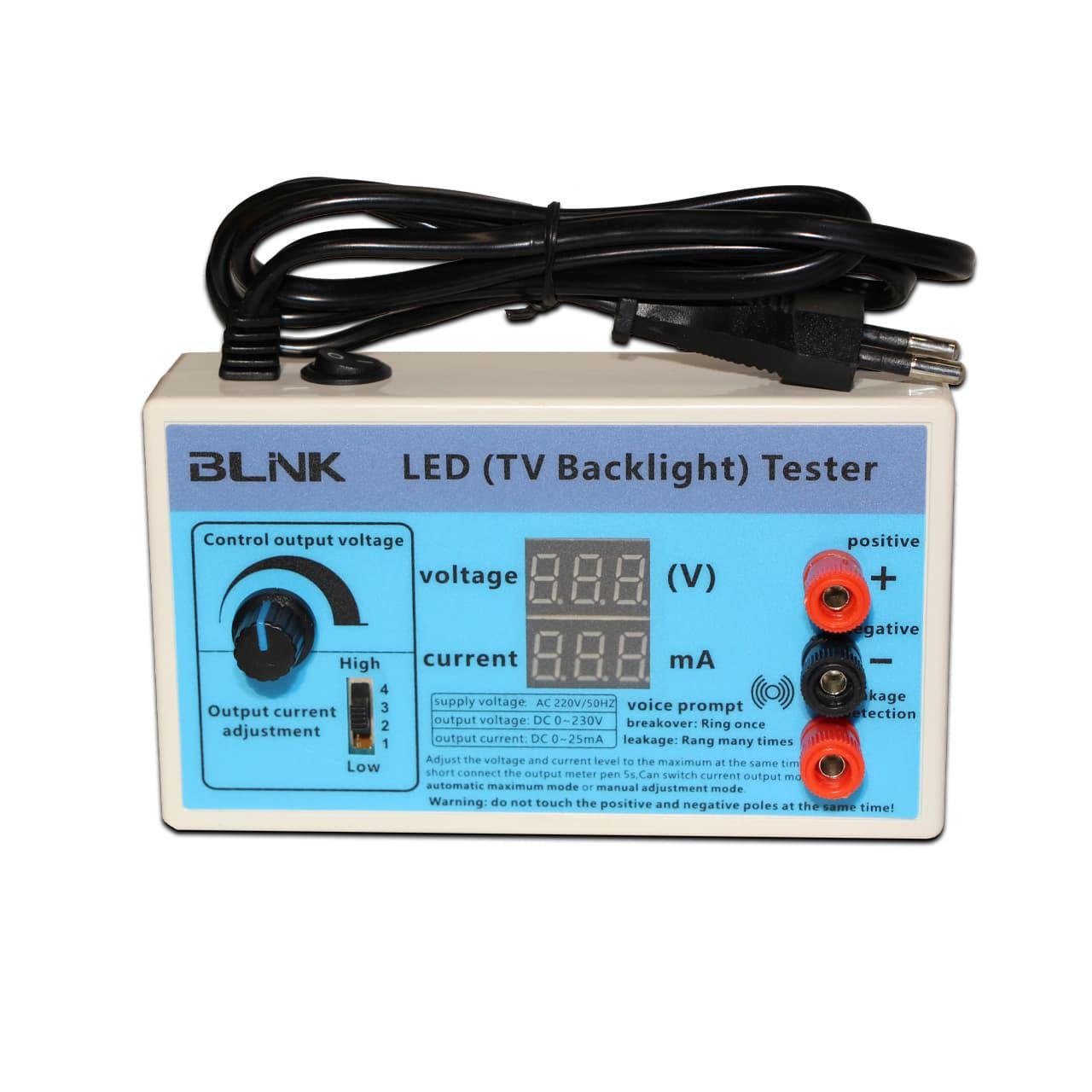 Тестер светодиодов/утечки звуковых сигналов BLiNK CB250 220V 25mA (ART-13280)