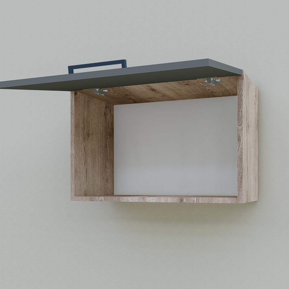 Шафа навісна Opendoors МП2 для кухні під витяжку 600 мм Графітовий/Аліканте (МП2/10) - фото 3 Шафа навісна Opendoors МП2 для кухні під витяжку 600 мм Графітовий/Аліканте (МП2/10) - фото 3