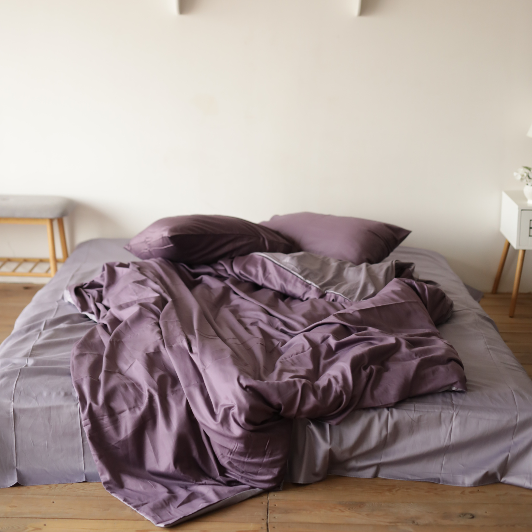 Постільна білизна Ohra Home Сатин Lupine сімейний Фіолетовий