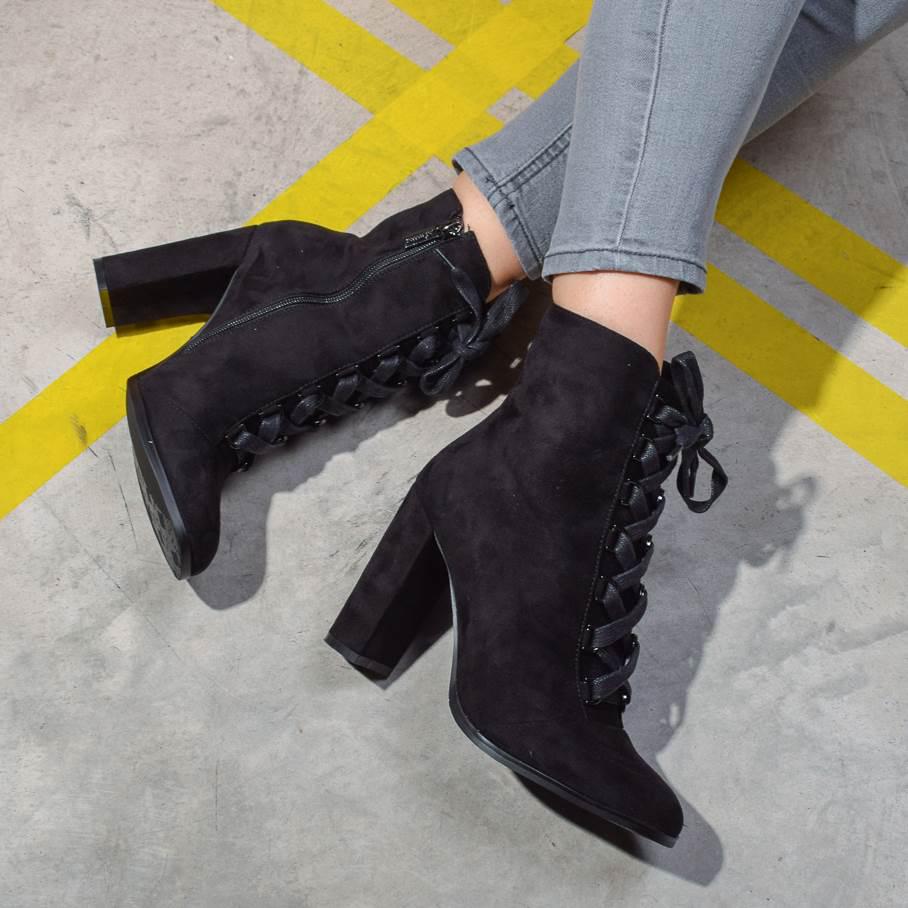 Ботильоны женские на шнуровке 321412 р. 37 23,5 см
