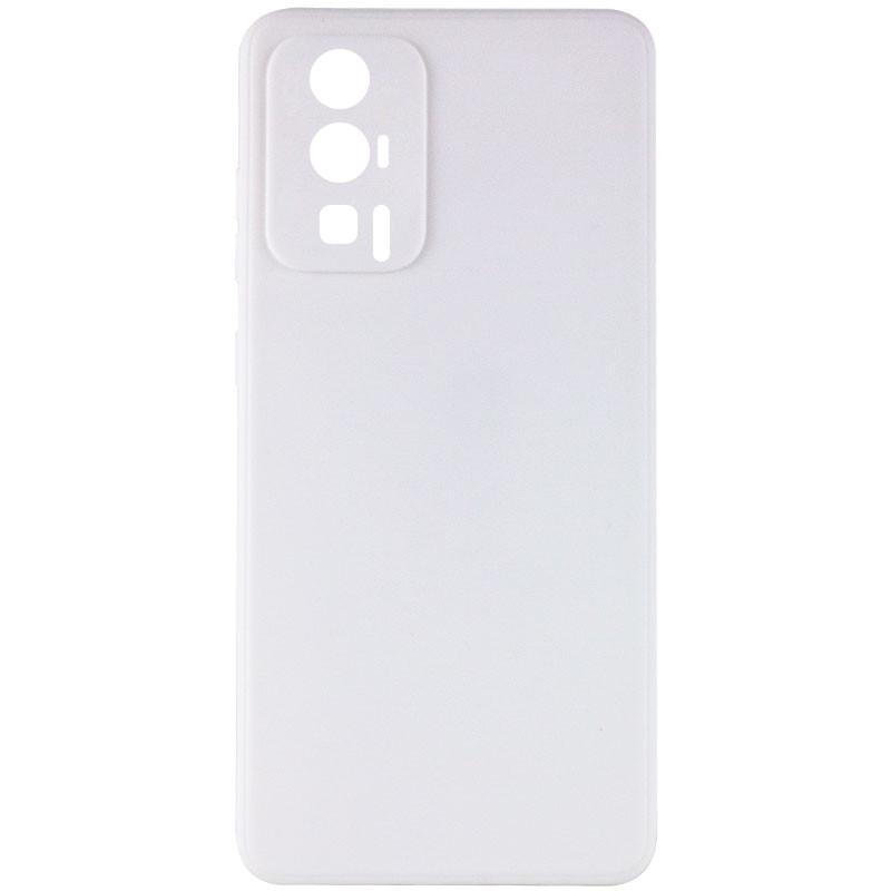 Протиударний силіконовий чохол Candy Full Camera Xiaomi Poco F5 Pro Білий