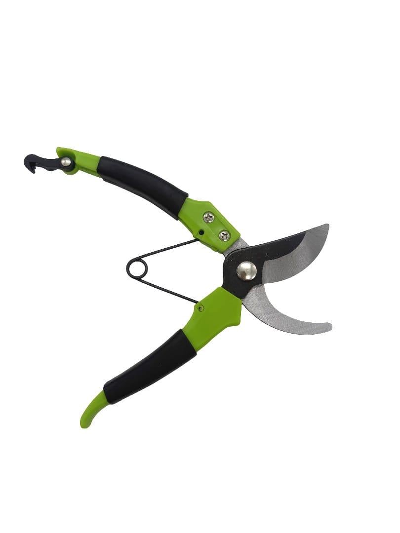 Секатор EPOXIDE PRO косой срез с прорезиненной ручкой 180 мм (45-207)