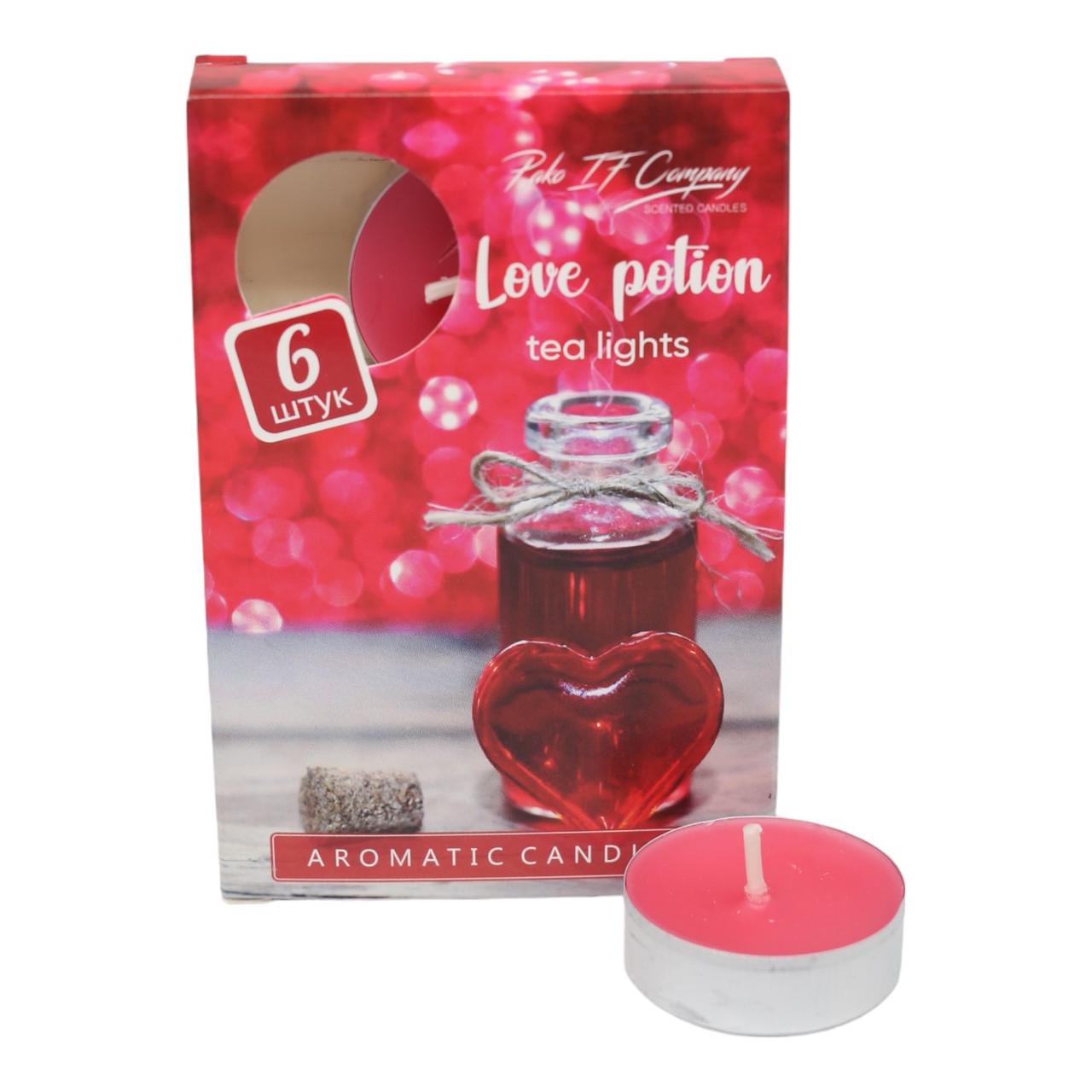 Свеча-таблетка Pako Love чайная ароматизированная 6 шт. (НФ-00006326)