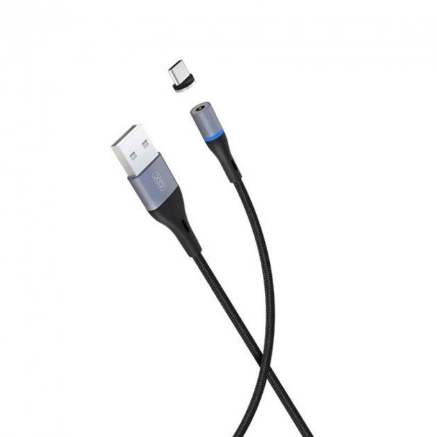 Кабель XO NB125 type-c USB Magnetic Черный