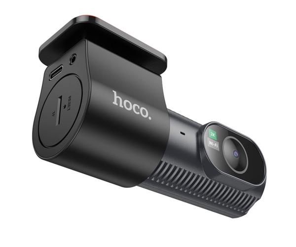 Видеорегистратор Hoco DV8 2K HD Display с камерой заднего вида Black - фото 4