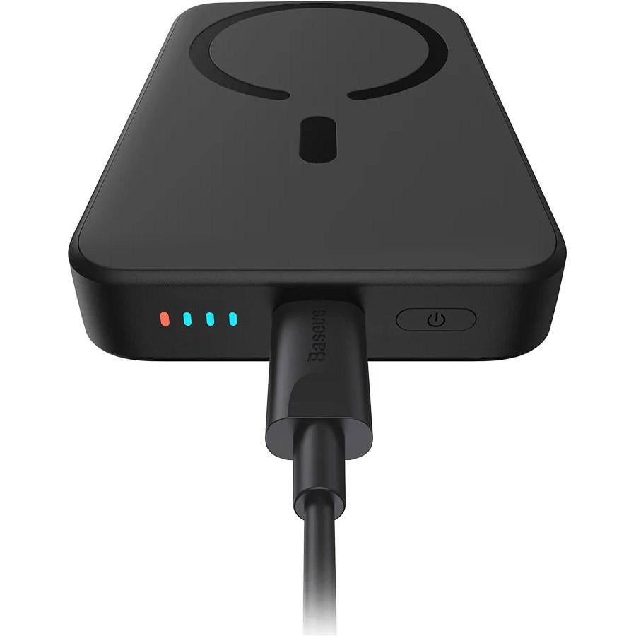 Внешний аккумулятор Baseus Magnetic Bracket Mini 10000 mAh 20W Black (P10059001113-00) - фото 8 Внешний аккумулятор Baseus Magnetic Bracket Mini 10000 mAh 20W Black (P10059001113-00) - фото 8
