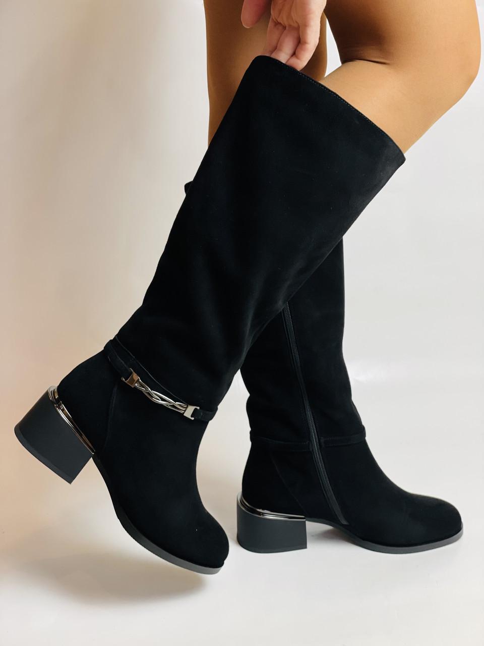 Чоботи жіночі зимові Stalo Totti р. 40 25,5 см Чорний (2685)