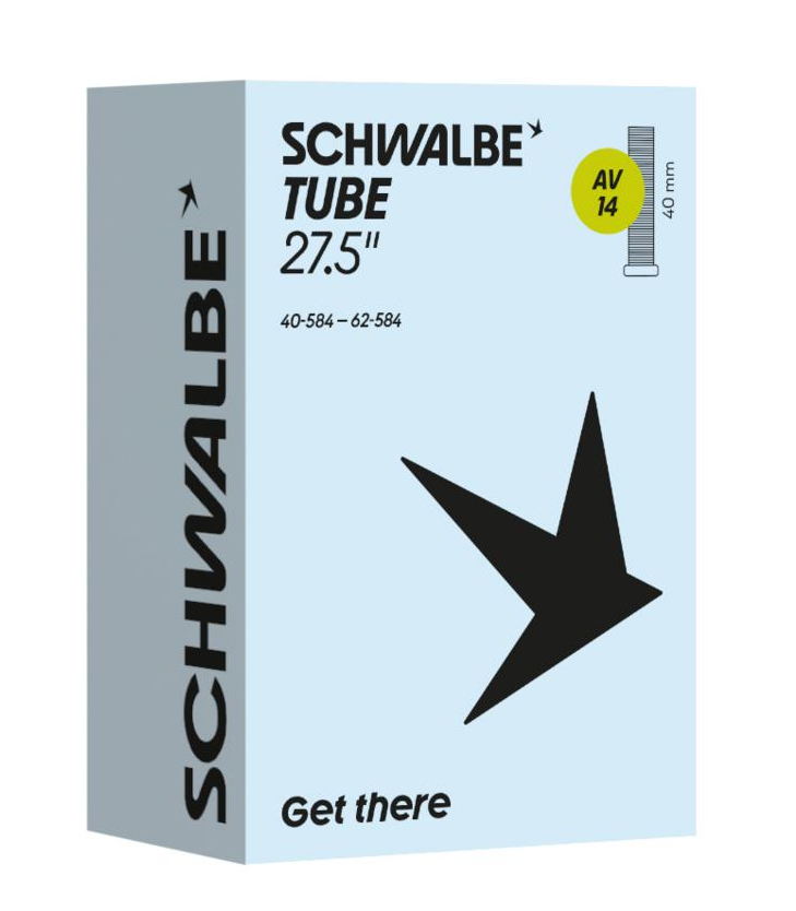 Камера для велосипеда Schwalbe AV14 40 мм 27,5"/40/62-584 (TUB-34-63)