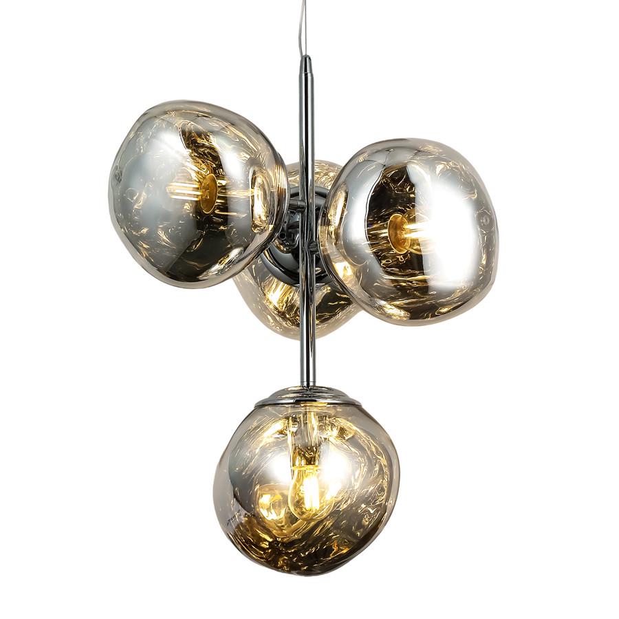 Люстра підвісна 793CH01-4 CH 180 E27 з 4 незвичайними плафонами Хром - фото 3 Люстра підвісна 793CH01-4 CH 180 E27 з 4 незвичайними плафонами Хром - фото 3