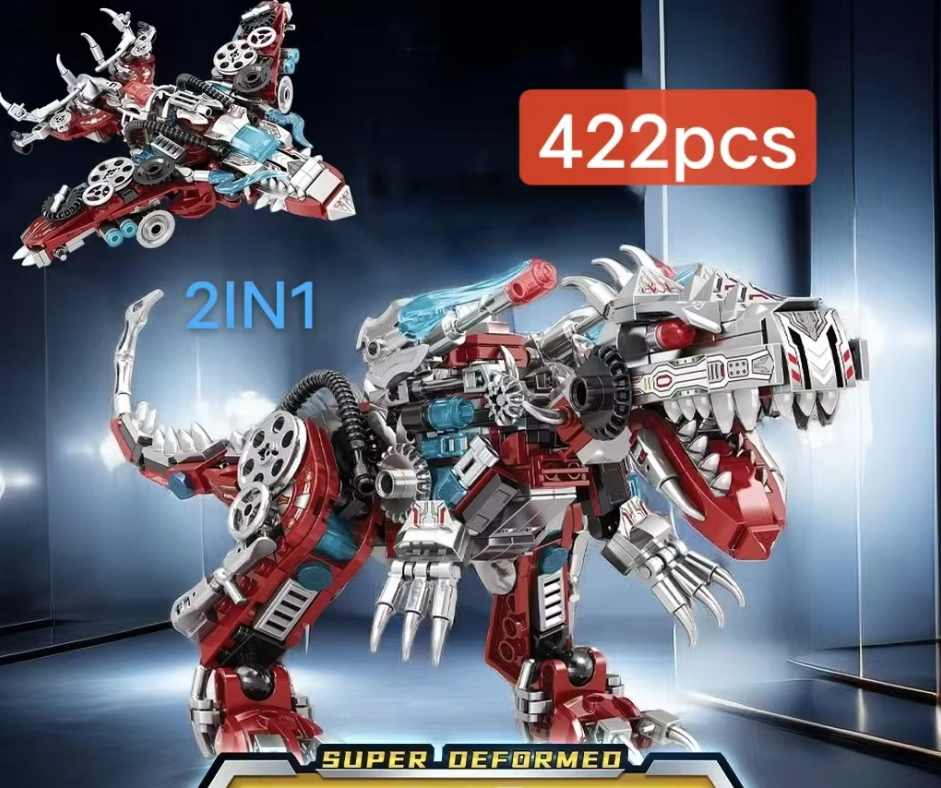 Конструктор 2в1 динозавр индоминуса Рекса из мира - фото 6 Конструктор 2в1 динозавр индоминуса Рекса из мира - фото 6