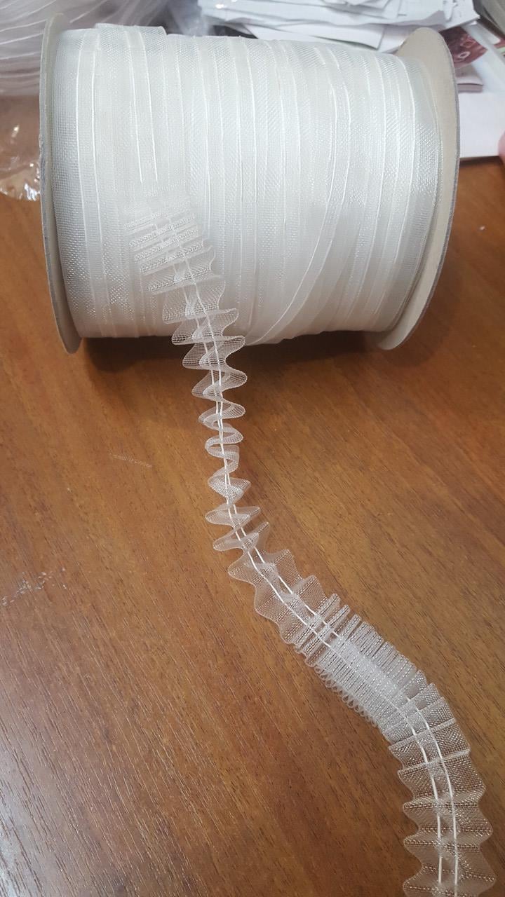 Тасьма шторна стрічка 2,5 см Прозорий (1269746610)