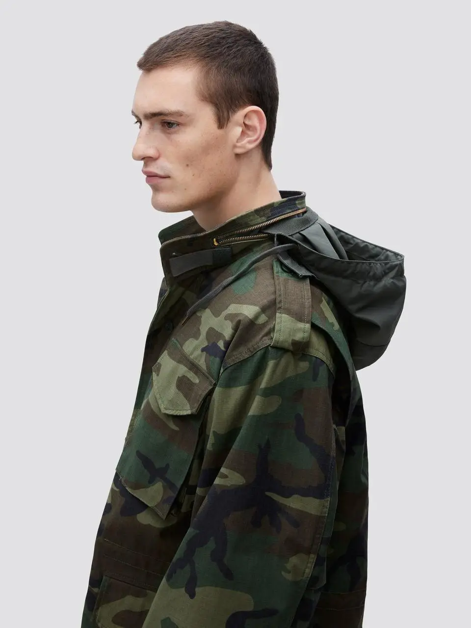 Куртка Alpha Industries M-65 Field Coat M Woodland Camo (MJM24000C1WM) - фото 6