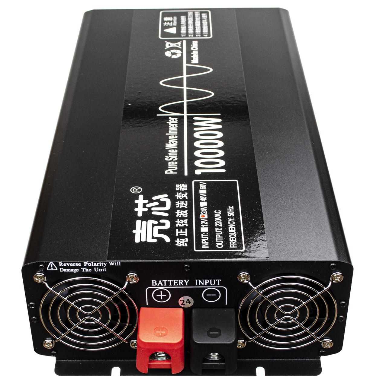 Инвертор 24V-220 KAIX 10000W SIN преобразователь напряжения 24V-220V Чистая Синусоида 10000Вт