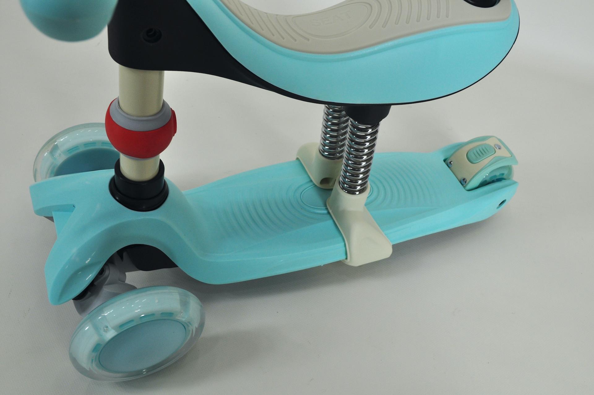 Самокат біговел Maraton Credo 3в1 дитячий триколісний з сидінням та батьківською ручкою Бірюзовий - фото 11 Самокат біговел Maraton Credo 3в1 дитячий триколісний з сидінням та батьківською ручкою Бірюзовий - фото 11