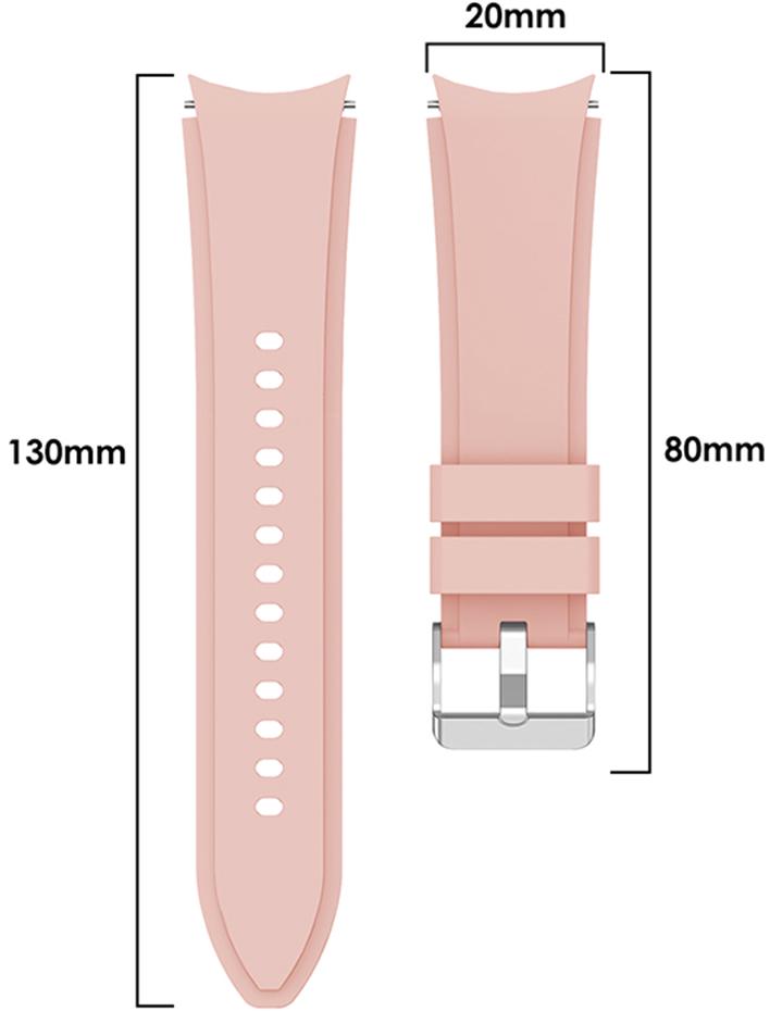Ремешок Jsota для Galaxy Watch 4 Classic 42 мм Pink (30834-31) - фото 4 Ремешок Jsota для Galaxy Watch 4 Classic 42 мм Pink (30834-31) - фото 4