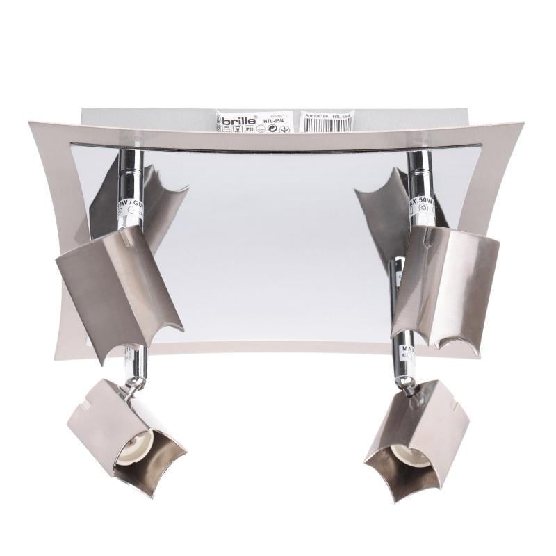 Светильник настенно-потолочный спот поворотный накладной Brille HTL-65/4