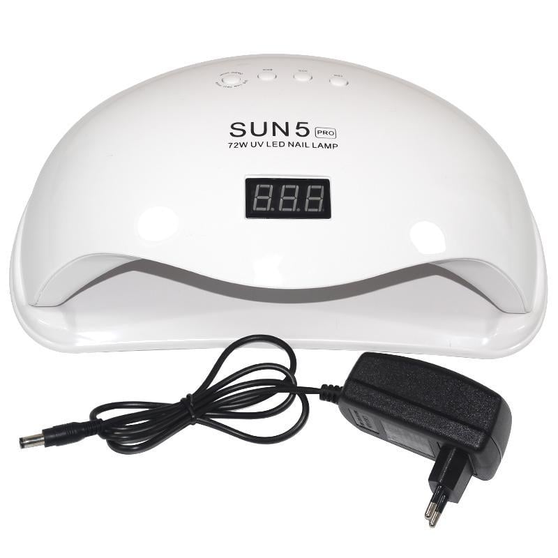 Лампа для манікюру SUN UV/LED 5 PRO на дві руки 72 W світлодіодів 36 шт.