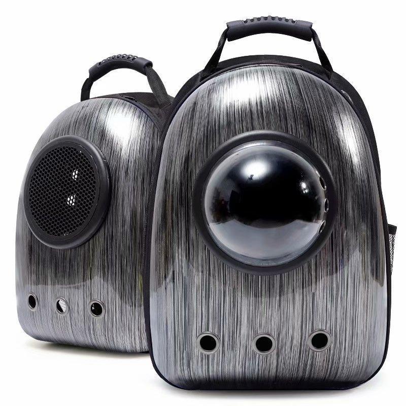 Рюкзак для переноски домашних питомцев CosmoPet CP-87 с иллюминатором 42х31х20 см Black (3_06380) - фото 5 Рюкзак для переноски домашних питомцев CosmoPet CP-87 с иллюминатором 42х31х20 см Black (3_06380) - фото 5