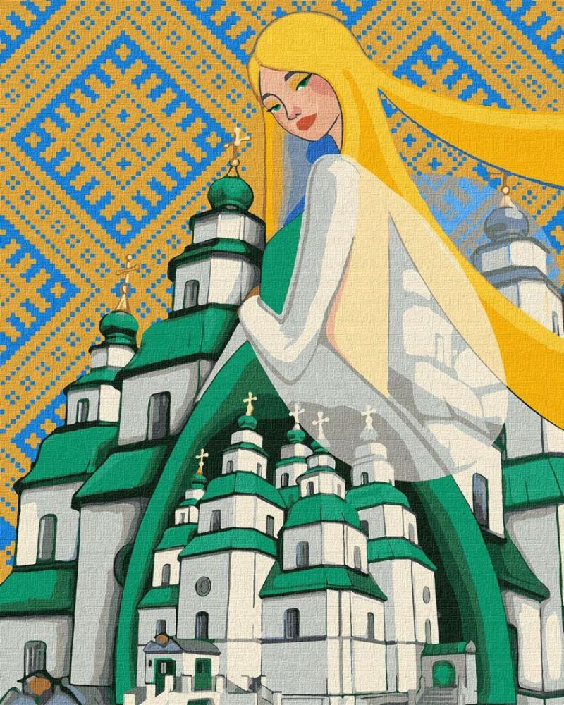 Картина по номерам Идейка Берегиня Свято-Троицкого Собора 40x50 см (KHO2604)