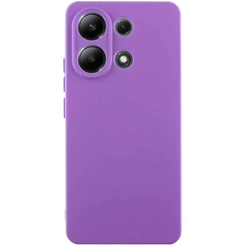 Противоударный чехол Silicone Cover Lakshmi Full Camera (AA) для Xiaomi Redmi Note 13 5G  фиолетовый