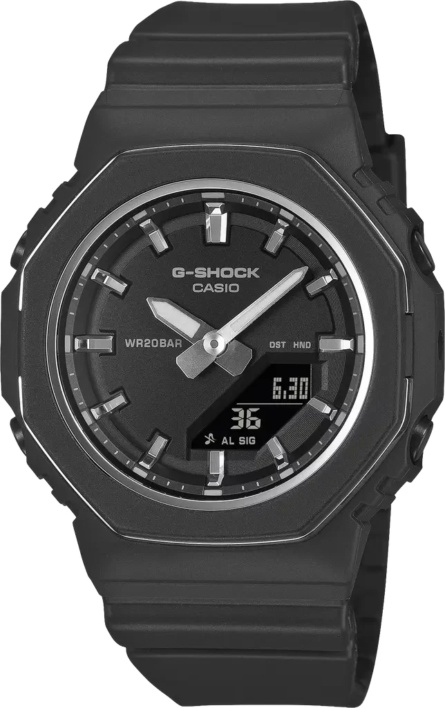 Наручные часы женские Casio G-Shock GMA-P2110-1AER ударопрочные с водозащитой 200 м и черным циферблатом