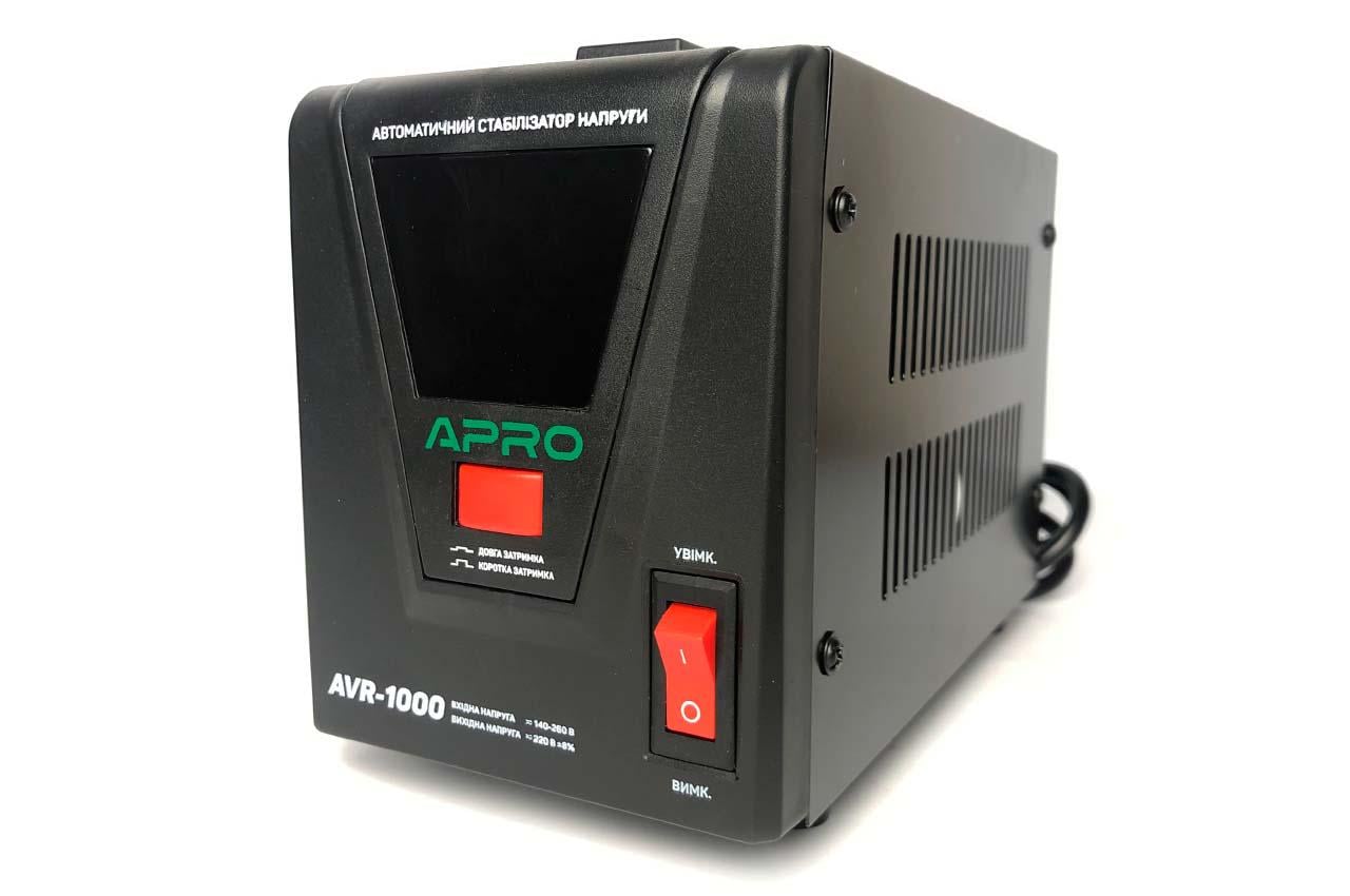 Стабілізатор напруги релейний Apro AVR-1000 (852010)